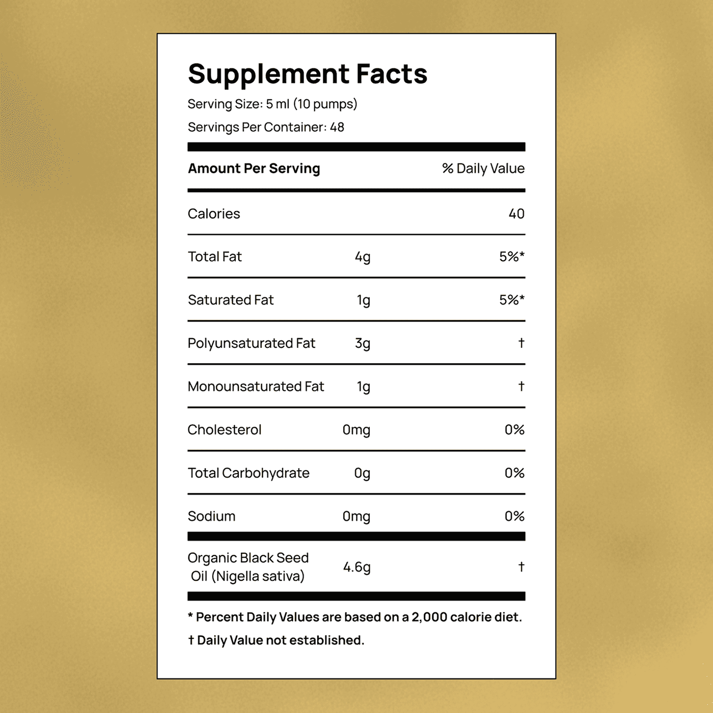 High Potency Cold-Pressed Organic Black Seed Oil with 3% Thymoquinone 2026