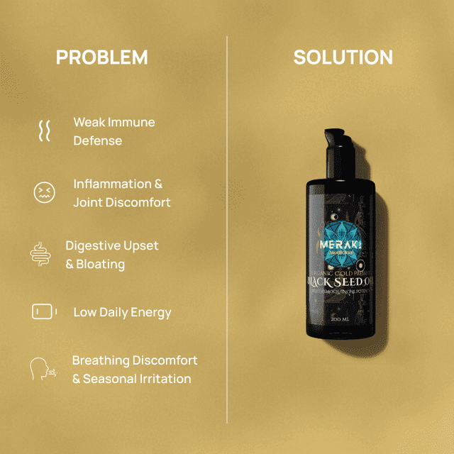 High Potency Cold-Pressed Organic Black Seed Oil with 3% Thymoquinone