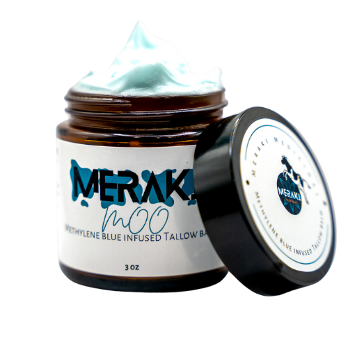 Meraki Moo Methylene Blue Infused Tallow Balm