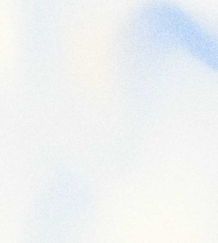 Soft pastel gradient background with light blue, beige, and white tones, subtle grain texture