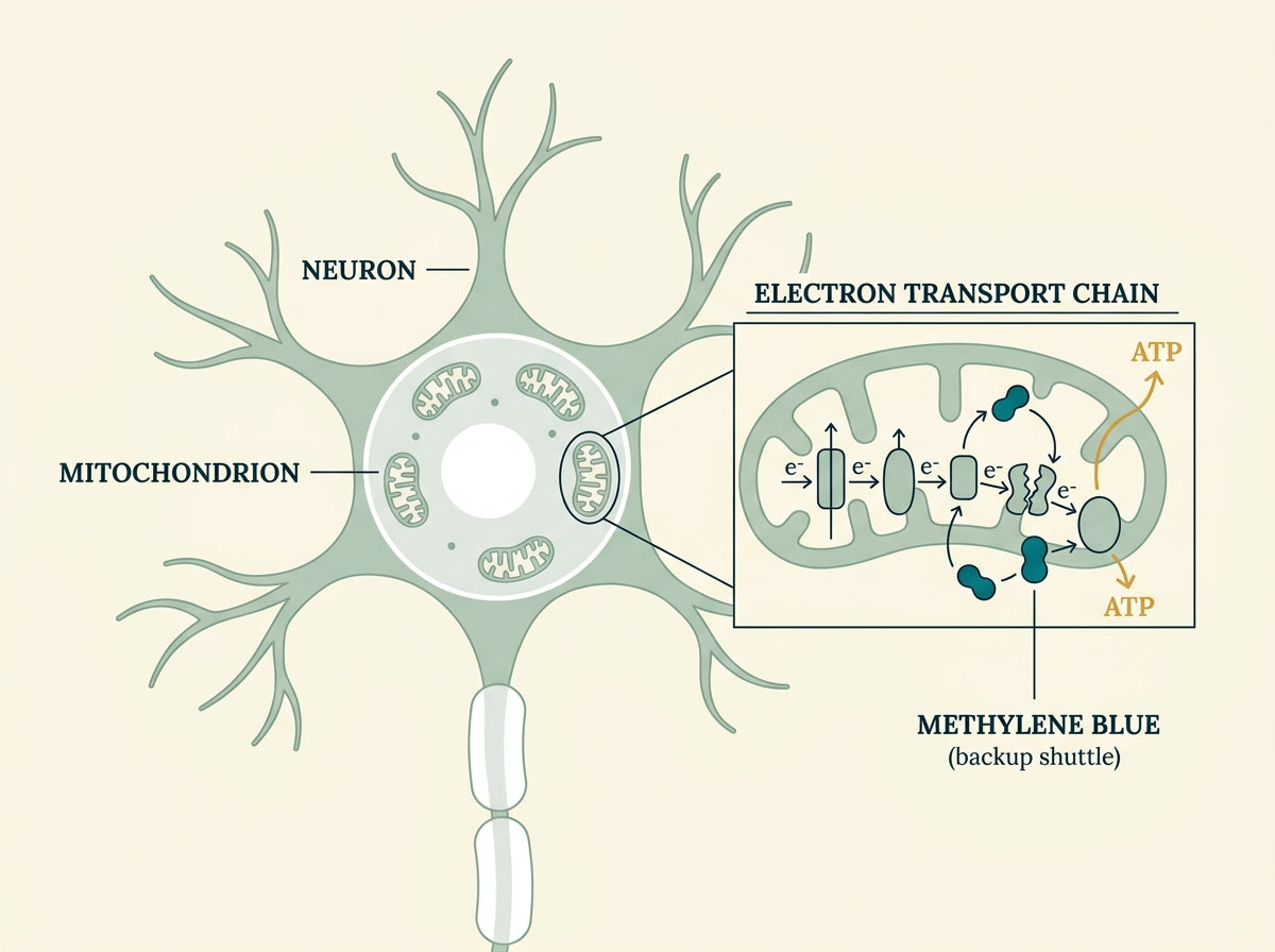 Mitochondria in brain cells