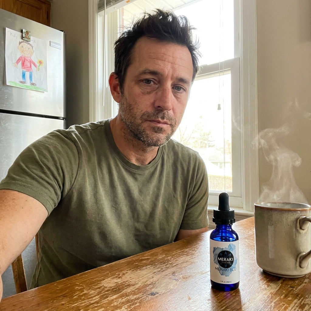 John's quiet home morning with Meraki Blu